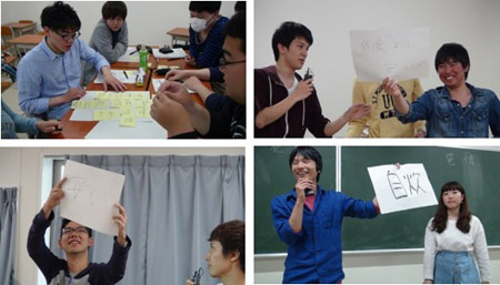 技術表現法演習の様子（2014年5月12日）